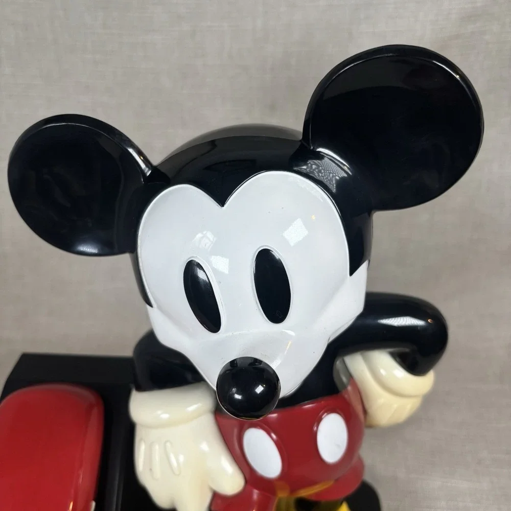 Vintage Disney Mickey Mouse Push Button Landline Phone 1976 Tested Works
